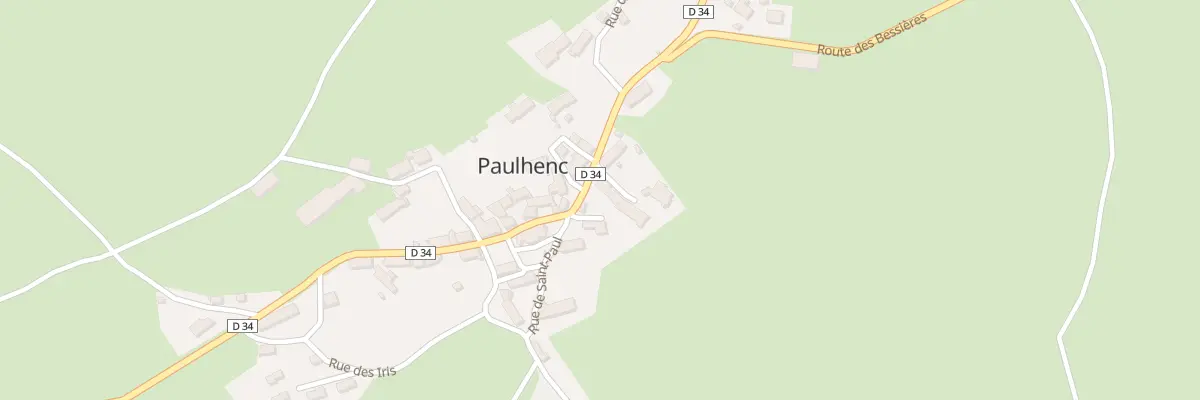 Plan du 5010 Le Bourg à Paulhenc