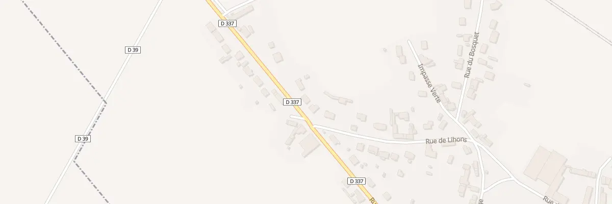 Plan du 8 Rue du Bel Air à Puzeaux