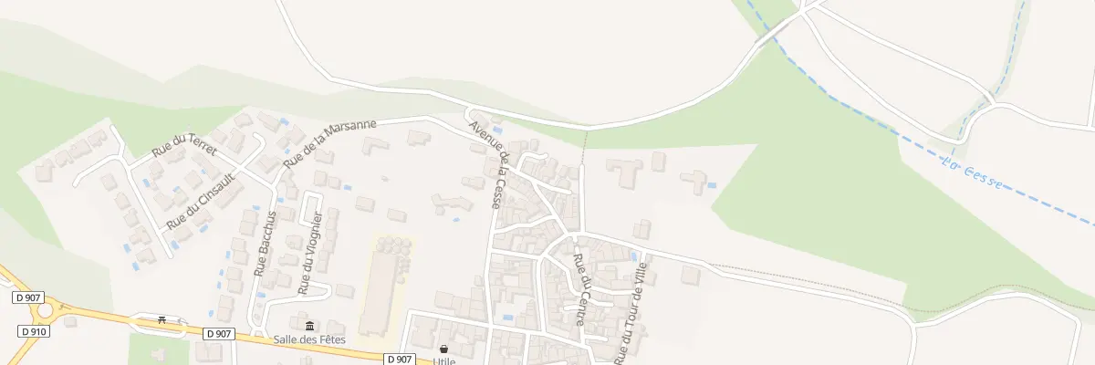 Plan du 2 Imp du Levant à Aigues-Vives