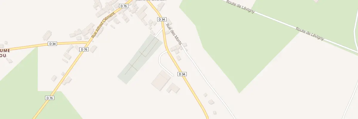 Plan du 9043 Rte d’Augy à Givardon