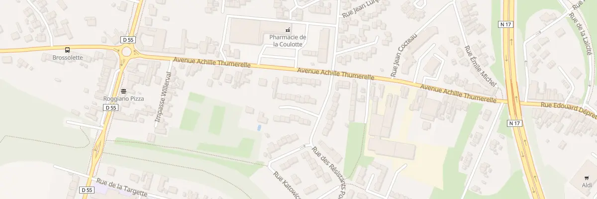 Plan du 8 Rue de Varsovie à Avion