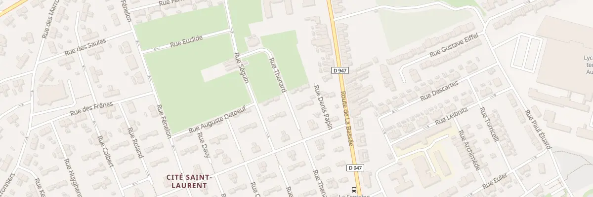 Plan du 14 Rue Thenard à Lens