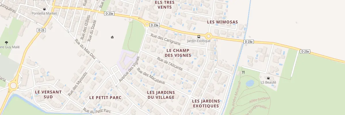 Plan du 12 Rue de l’Alicante à Ponteilla