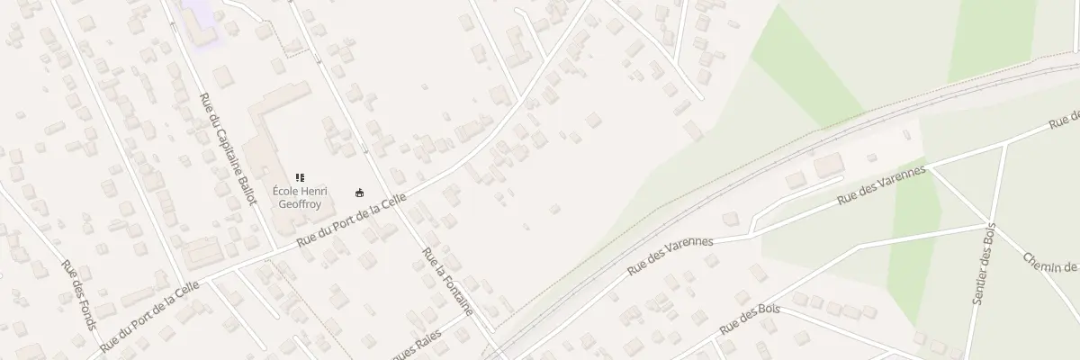 Plan du 66 Rue du Port de la Celle à Saint-Mammès