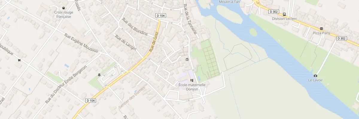 Plan du 6B Pas des Cours Communes à Moret-Loing-et-Orvanne