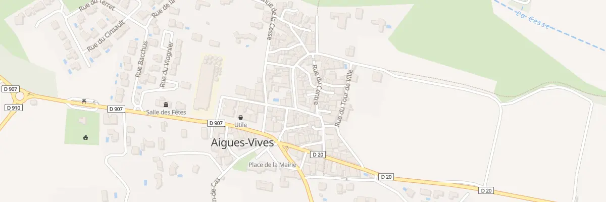 Plan du 3 Gr Grande Rue à Aigues-Vives