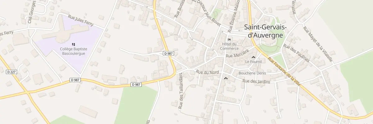 Plan du 4 Pl Germaine Lecat à Saint-Gervais-d’Auvergne