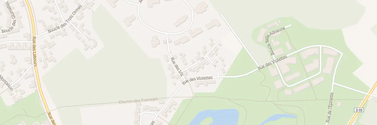 Plan du 3 Rue des Chevrefeuilles à Magny-le-Hongre