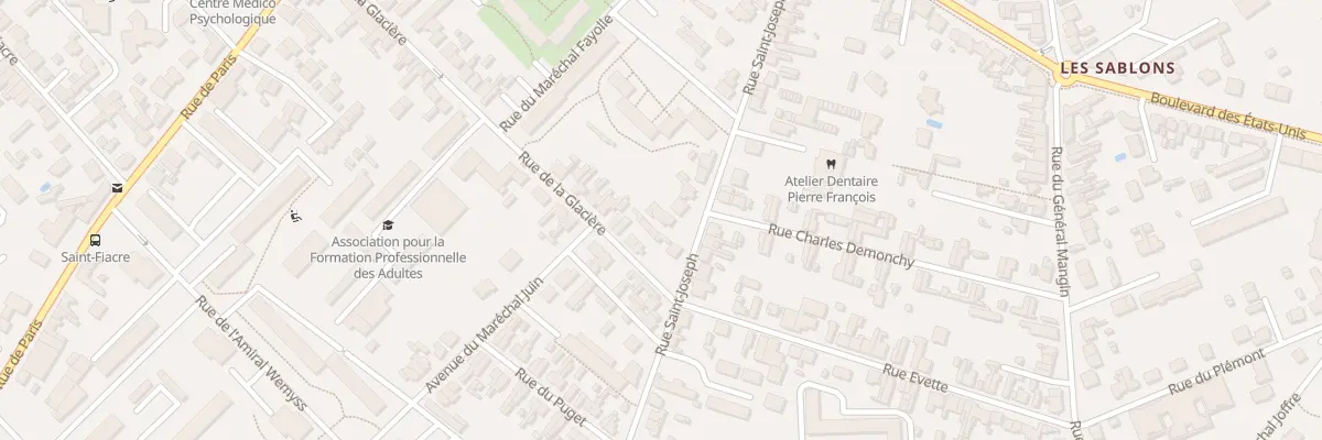 Plan du 84B Rue Saint-Joseph à Compiègne