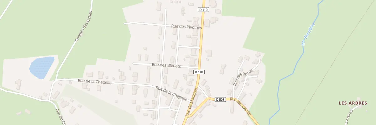 Plan du 6 Rue des Bleuets à Youx