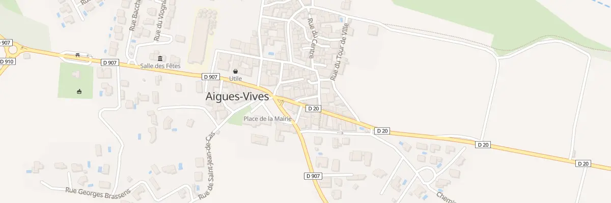 Plan du 8 Rte d’Agel à Aigues-Vives