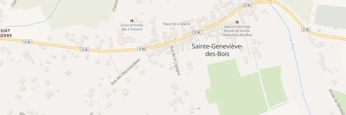 Plan du 2 Rue de la Cigogne à Sainte-Geneviève-des-Bois