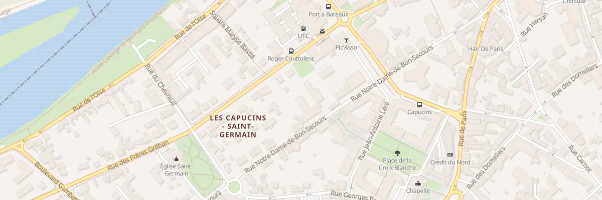 Plan du 30 Rue N D de Bon Secours à Compiègne