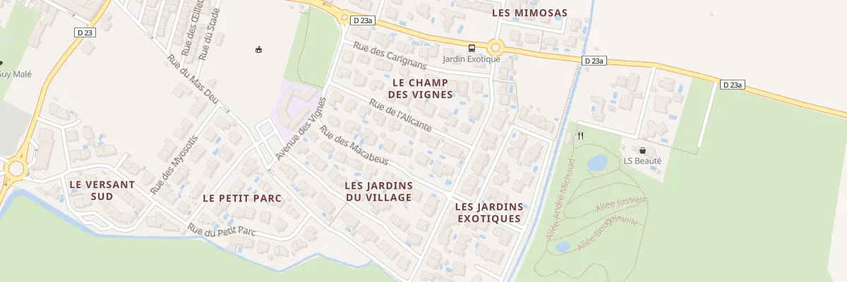 Plan du 7 Rue de l’Alicante à Ponteilla