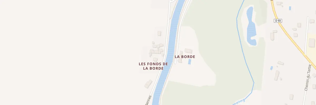 Plan du 52 Rte de Bennes à Montbouy