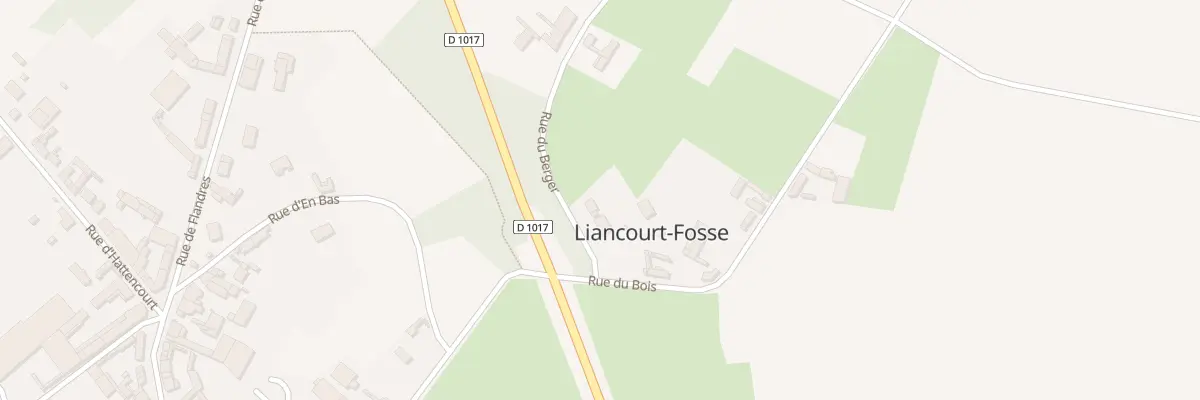Plan du 6 Rue du Berger à Liancourt-Fosse