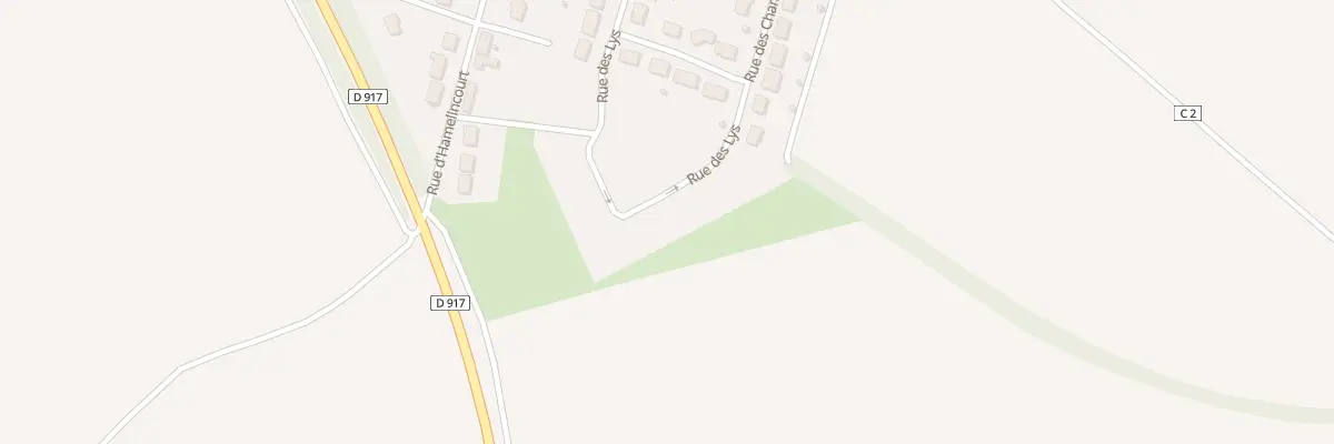 Plan du 34 Rue des Lys à Boyelles