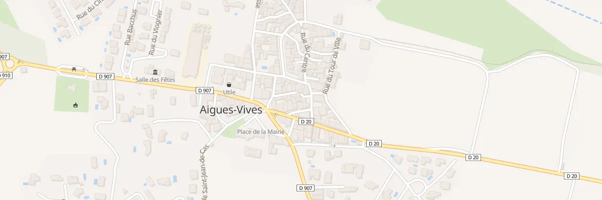 Plan du 9 Rue du Porche à Aigues-Vives