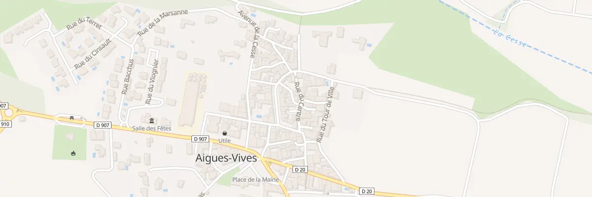 Plan du 4 Rue du Centre à Aigues-Vives