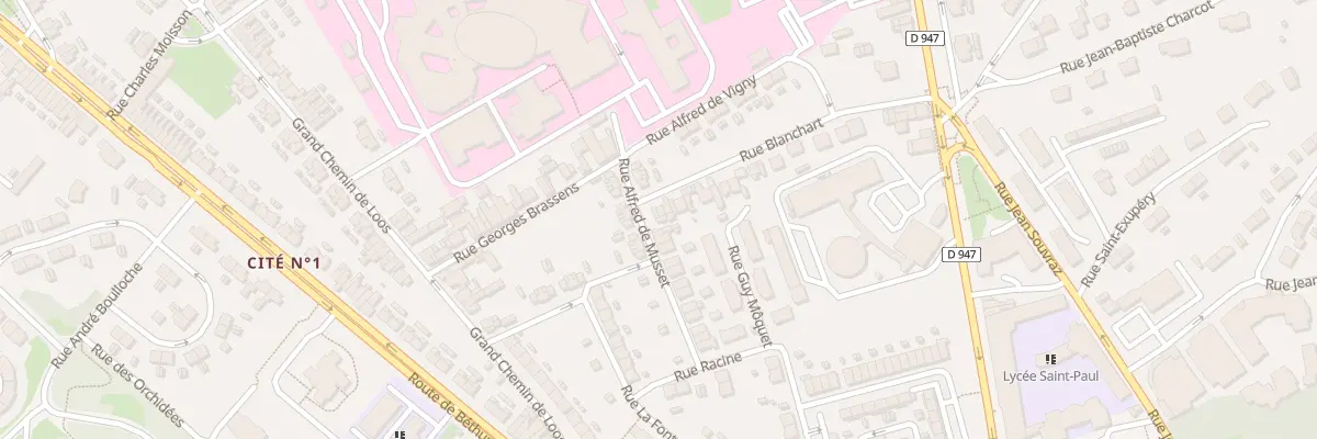 Plan du 37 Rue Blanchart à Lens