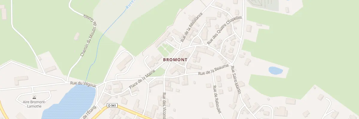 Plan du 8 Pl de la Mairie à Bromont-Lamothe