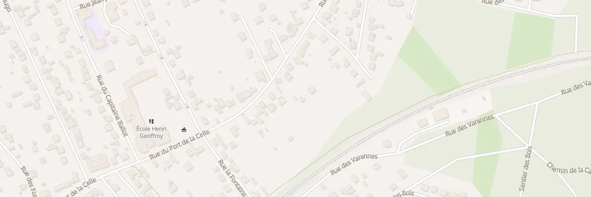 Plan du 74 Rue du Port de la Celle à Saint-Mammès