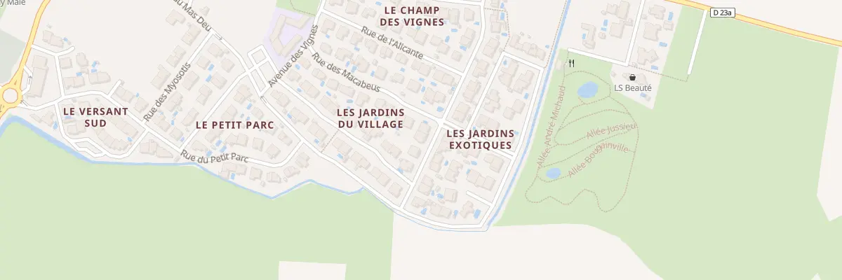 Plan du 18 Av des Raisins à Ponteilla