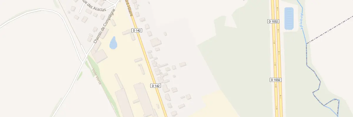 Plan du 884 Rue Saint-Hilaire à Coudun