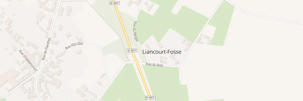 Plan du 8 Rue du Berger à Liancourt-Fosse
