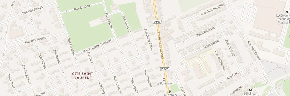 Plan du 2 Rue Saint Edouard à Lens