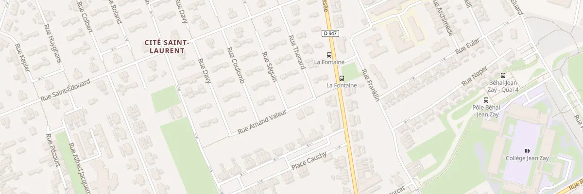 Plan du 2 Rue Seguin à Lens
