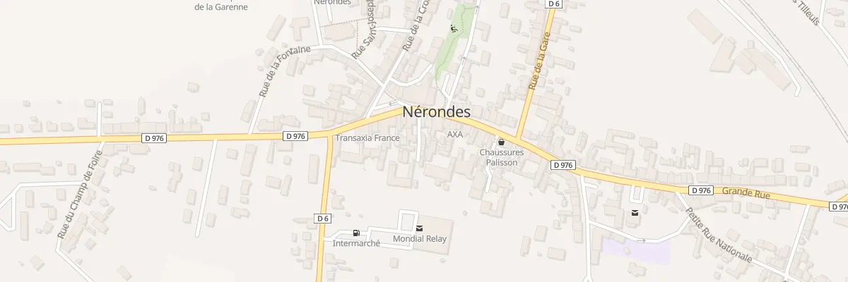 Plan du 2B Gr Grande Rue à Nérondes