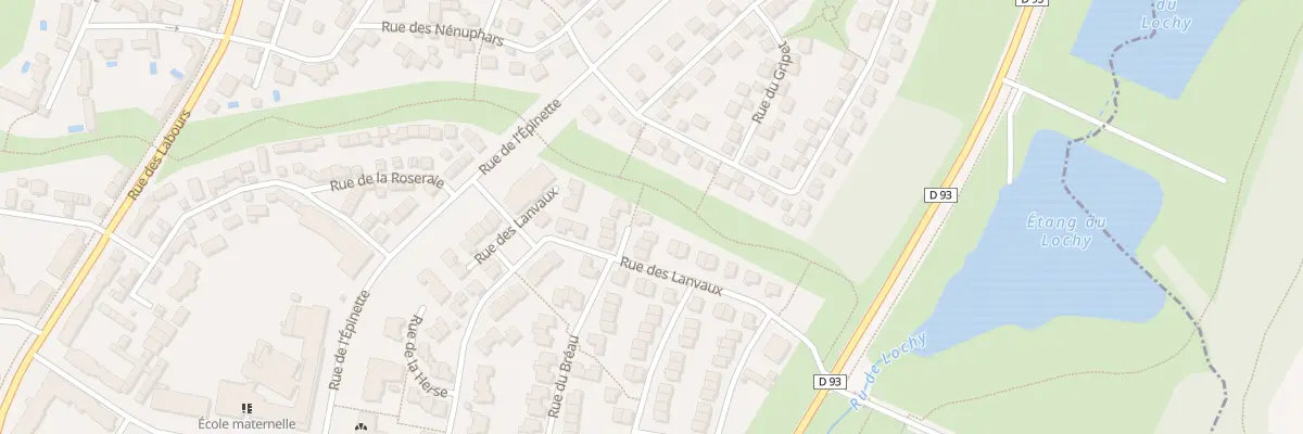 Plan du 85 Rue des Lanvaux à Magny-le-Hongre