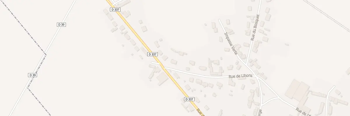 Plan du 2 Rue de Lihons à Puzeaux