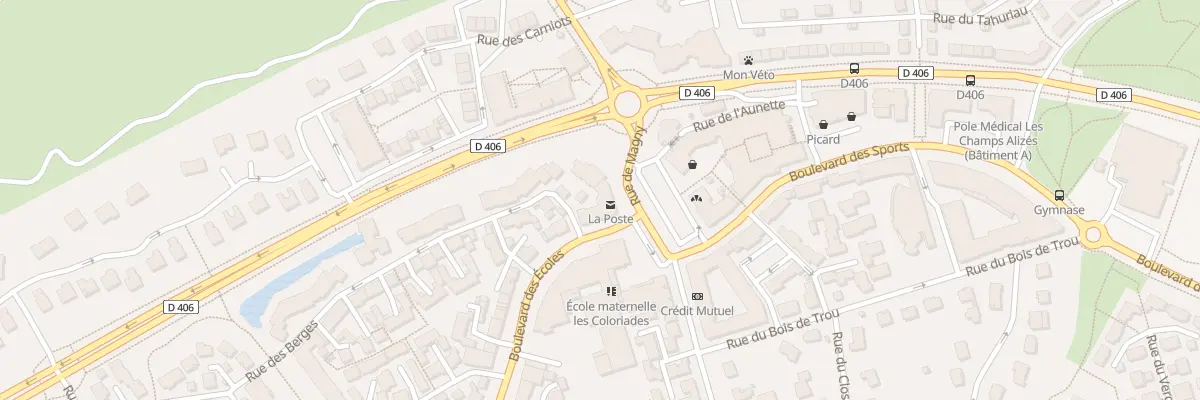 Plan du 2 Rue des Berges à Bailly-Romainvilliers