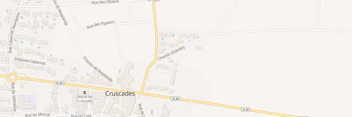 Plan du 13 Pl Bacaune à Cruscades