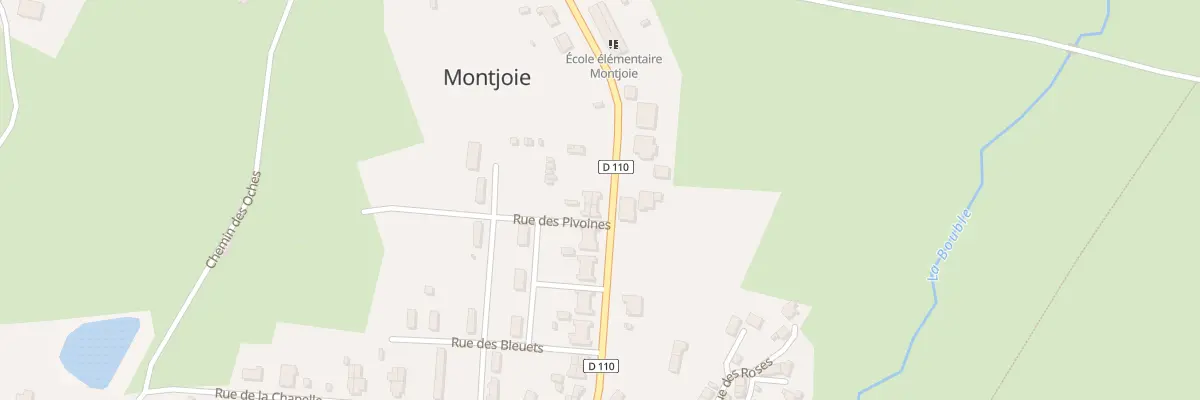 Plan du 256 Rue de Montjoie à Youx