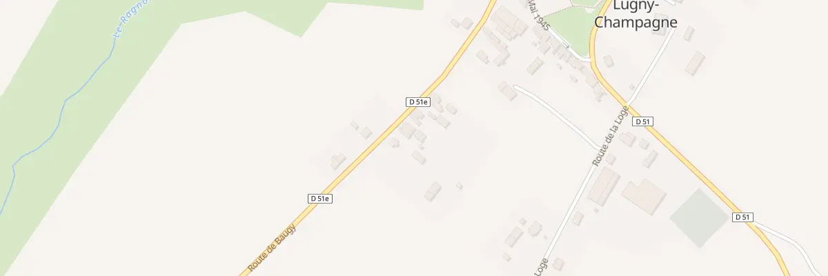 Plan du 19 Rte de Baugy à Lugny-Champagne