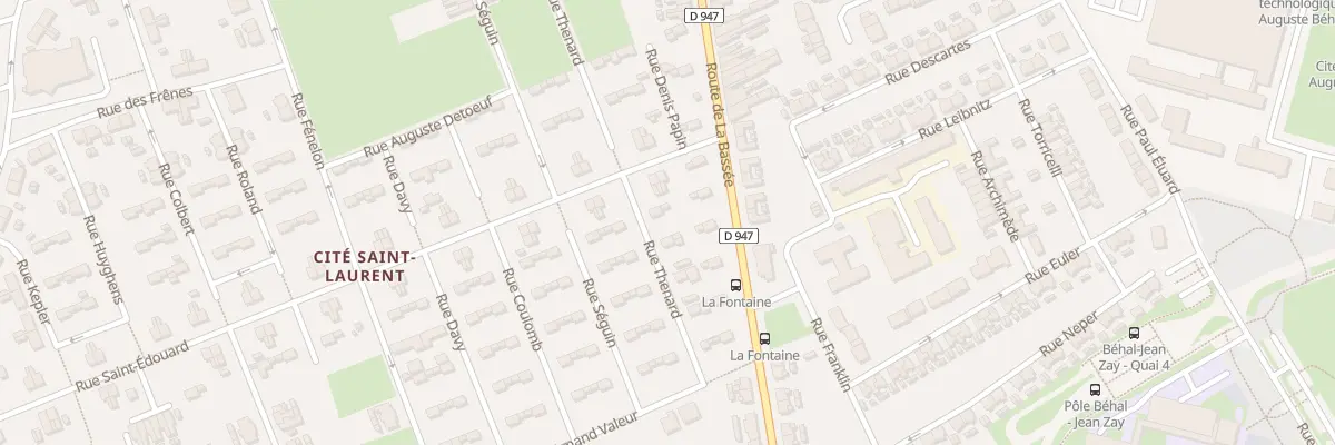 Plan du 10 Rue Thenard à Lens