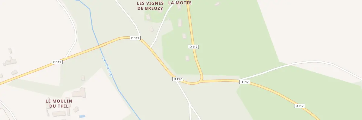 Plan du 715 Rte de Chateaurenard à Montcresson