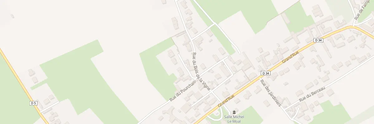 Plan du 2 Rue du Bois Rouvroy à Neuville-Vitasse