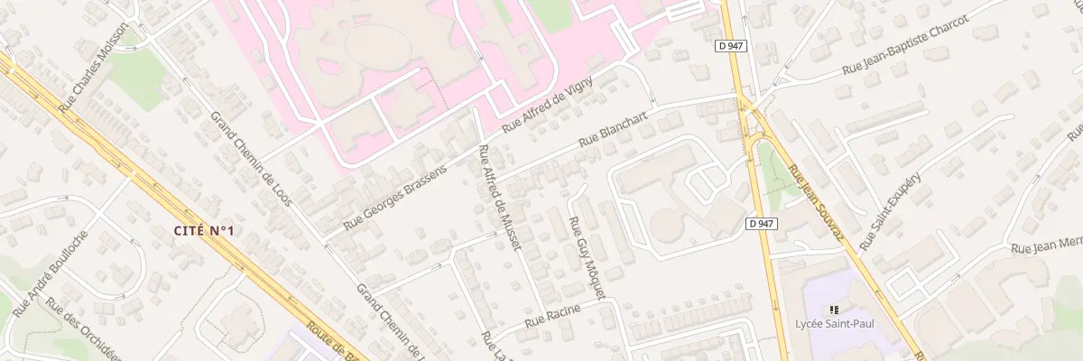 Plan du 31 Rue Blanchart à Lens