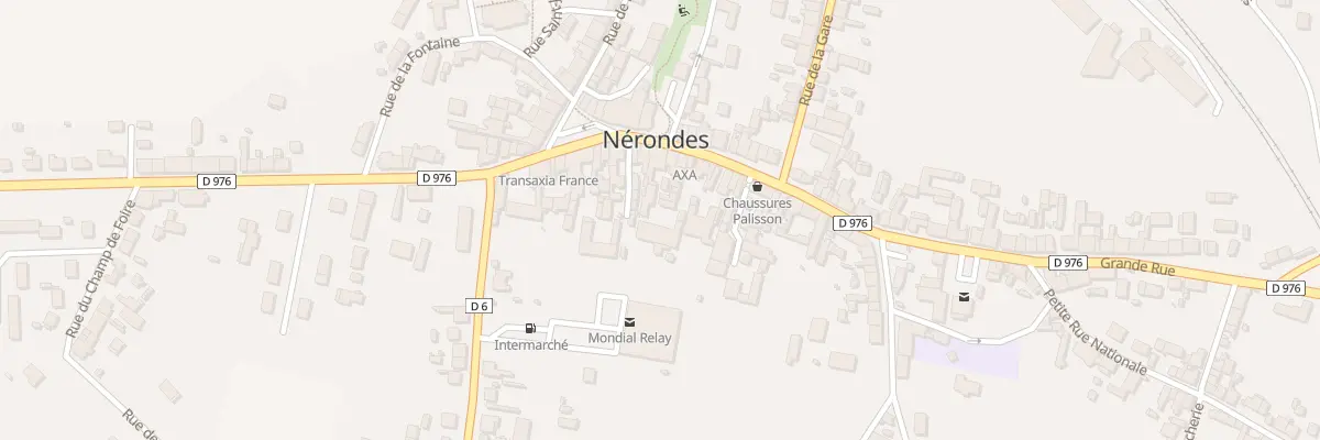 Plan du 6A Gr Grande Rue à Nérondes