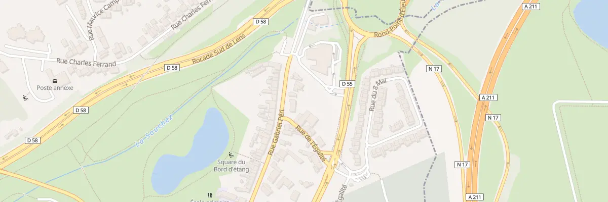 Plan du 53 Rue Gabriel Peri à Éleu-dit-Leauwette