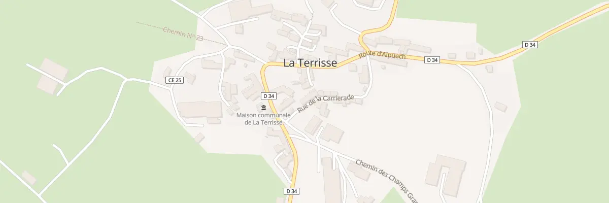 Plan du 5042 La Terrisse à Argences en Aubrac