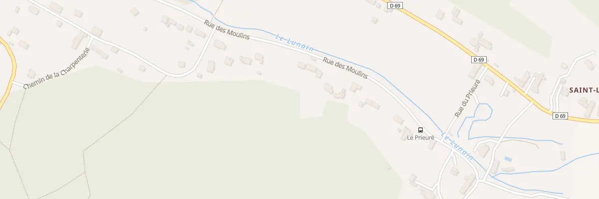 Plan du 25 Rue des Moulins à Nanteau-sur-Lunain