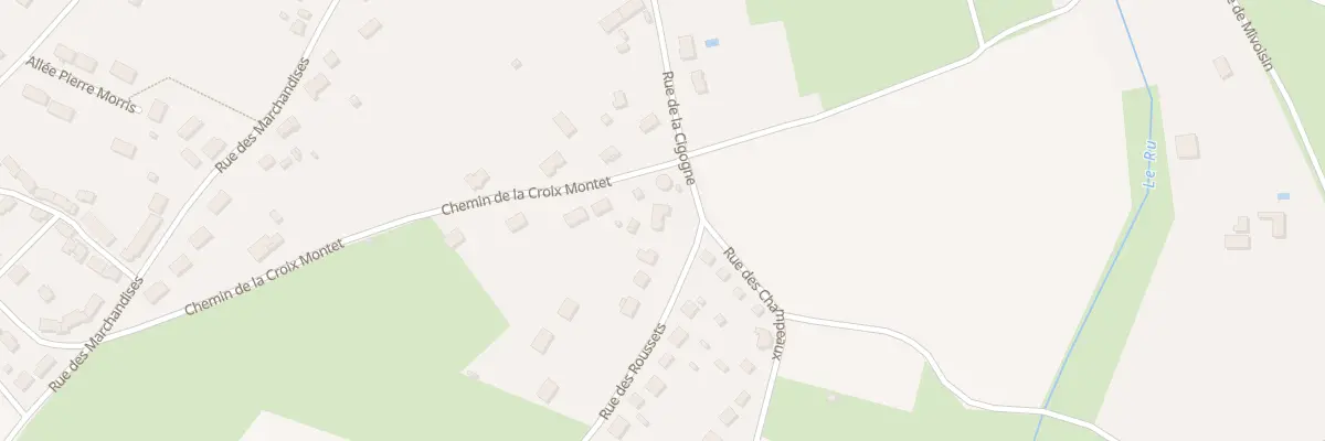 Plan du 2 Rue des Roussets à Sainte-Geneviève-des-Bois