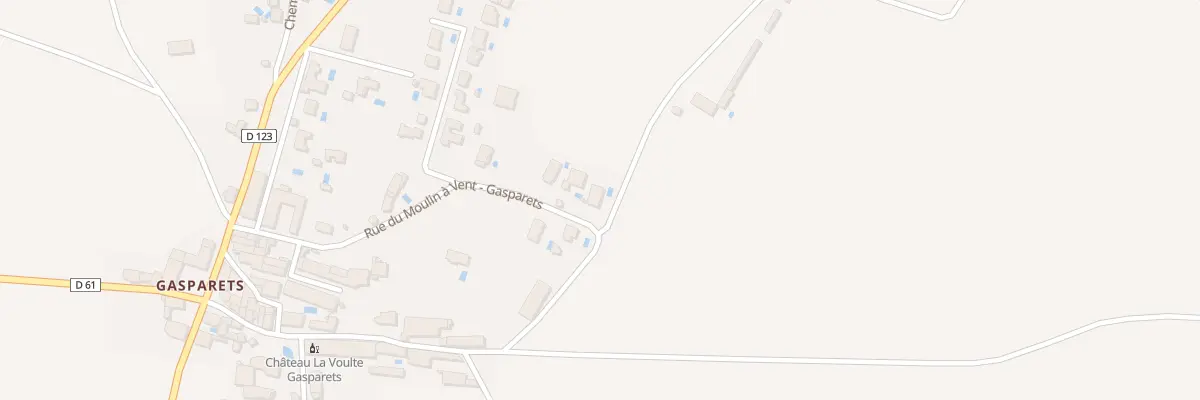 Plan du 15 Rue du Moulin à Vent Gasparets à Boutenac
