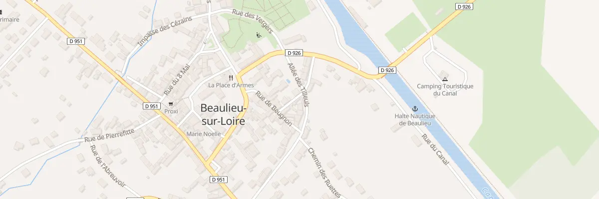 Plan du 5062 Rue du Point du Jour à Beaulieu-sur-Loire