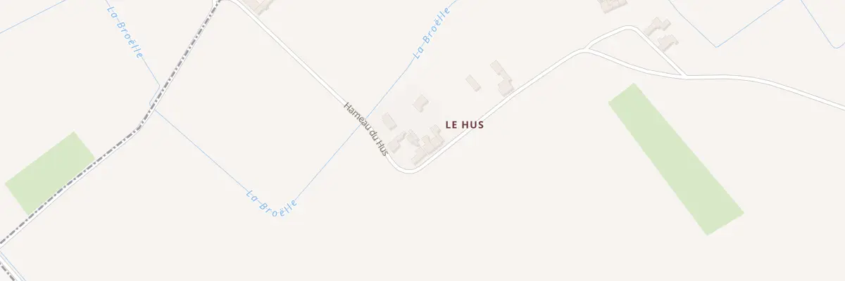 Plan du 14 Ham du Hus à Illies